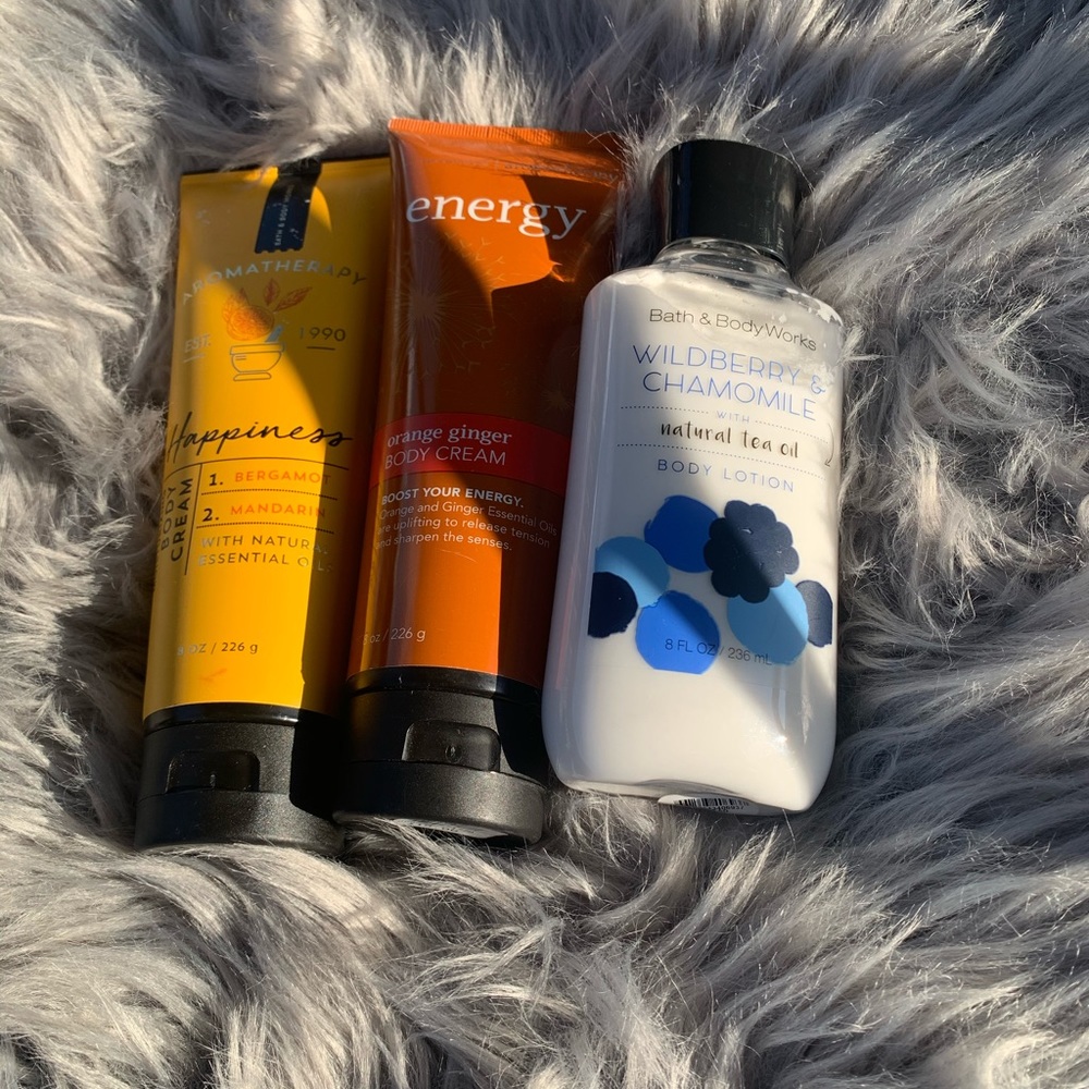 Aroma therapy bath & body works set